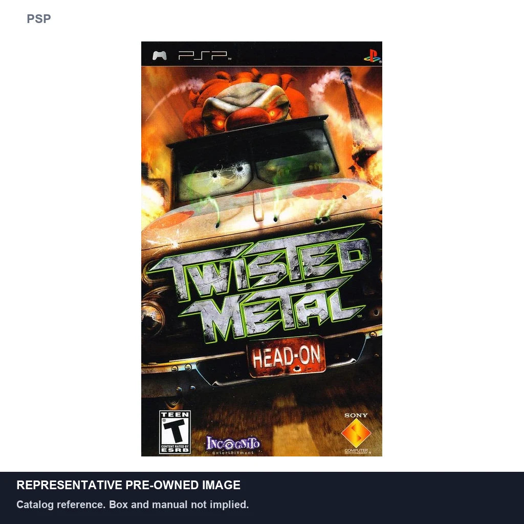 Representative pre-owned Twisted Metal Head On (PSP), white product reference.