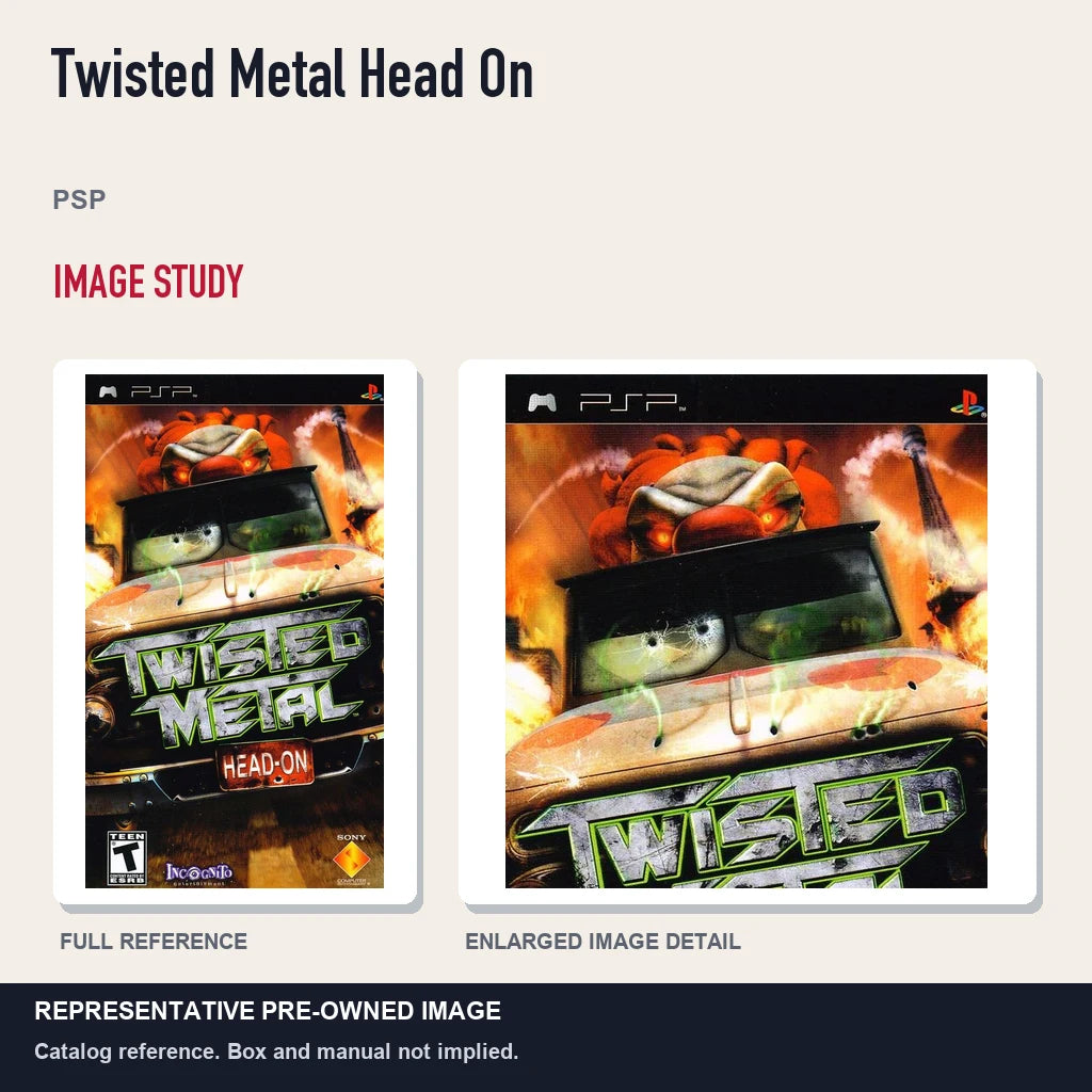 Representative pre-owned Twisted Metal Head On (PSP), full image and detail.