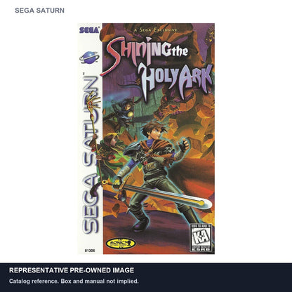 Representative pre-owned Shining the Holy Ark (Sega Saturn), white product reference.