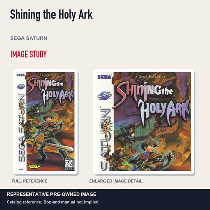 Representative pre-owned Shining the Holy Ark (Sega Saturn), full image and detail.