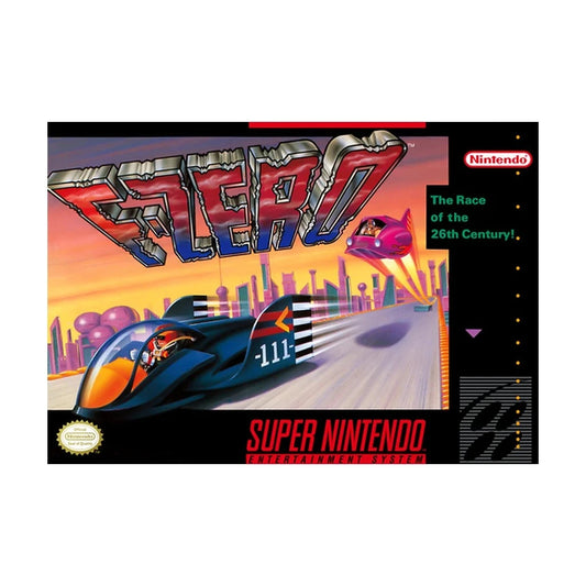 Representative pre-owned F-Zero (Super Nintendo), white product reference.