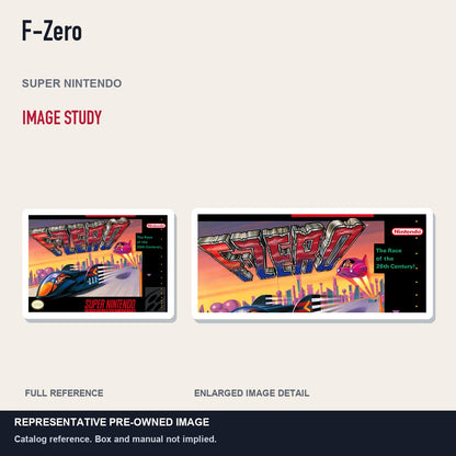Representative pre-owned F-Zero (Super Nintendo), full image and detail.