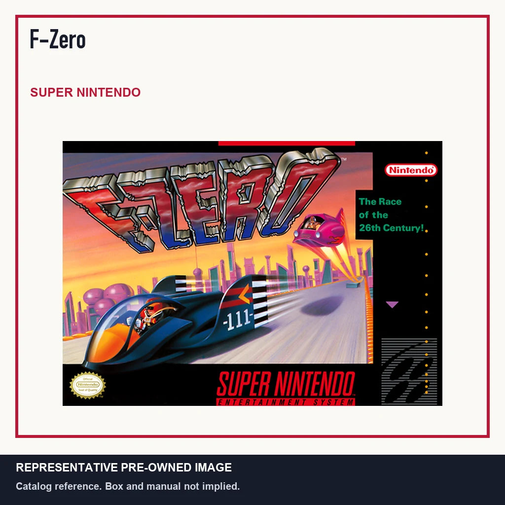 Representative pre-owned F-Zero (Super Nintendo), minimal product layout.