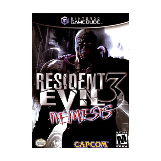 Representative pre-owned Resident Evil 3 Nemesis (GameCube), white product reference.