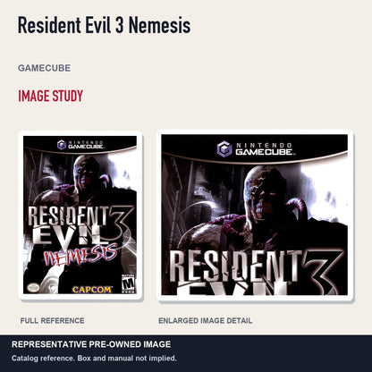 Representative pre-owned Resident Evil 3 Nemesis (GameCube), full image and detail.