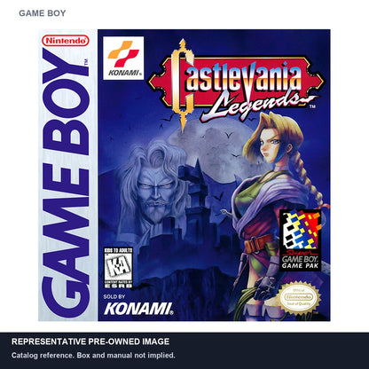 Representative pre-owned Castlevania Legends (Game Boy), white product reference.