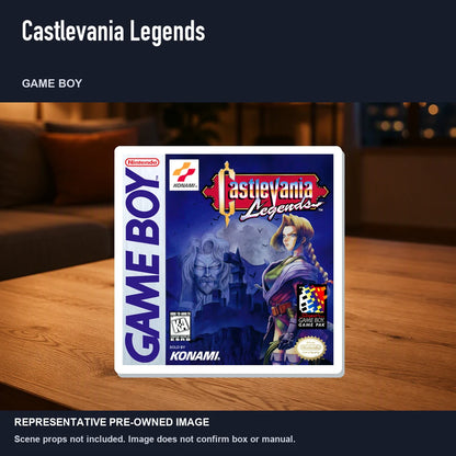 Representative pre-owned Castlevania Legends (Game Boy), product image in a styled room scene.