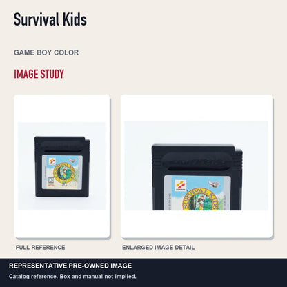 Representative pre-owned Survival Kids (Game Boy Color), full image and detail.
