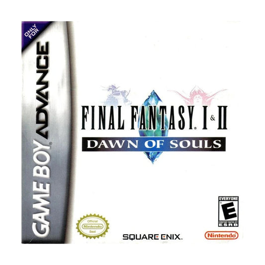 Representative pre-owned Final Fantasy I & II Dawn of Souls (Game Boy Advance), white product reference.