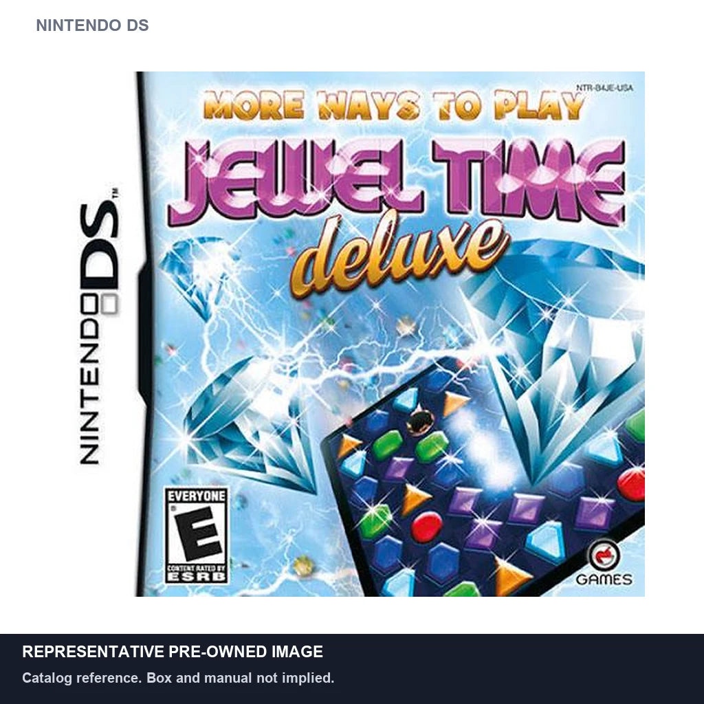 Representative pre-owned Jewel Time Deluxe (Nintendo DS), white product reference.