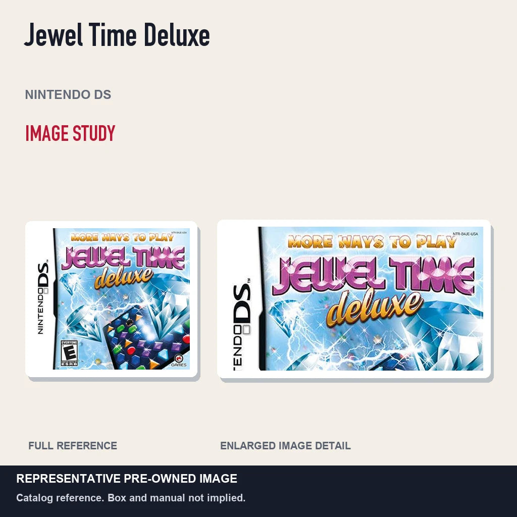 Representative pre-owned Jewel Time Deluxe (Nintendo DS), full image and detail.