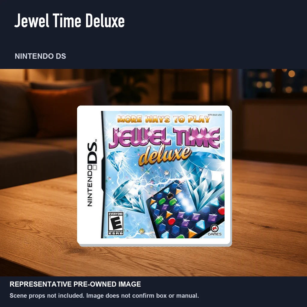 Representative pre-owned Jewel Time Deluxe (Nintendo DS), product image in a styled room scene.