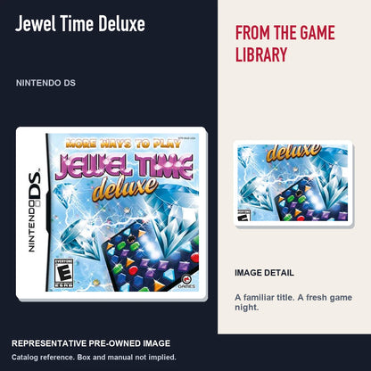 Representative pre-owned Jewel Time Deluxe (Nintendo DS), editorial image and detail.