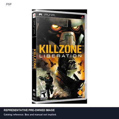 Representative pre-owned Killzone Liberation (PSP), white product reference.