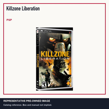 Representative pre-owned Killzone Liberation (PSP), minimal product layout.