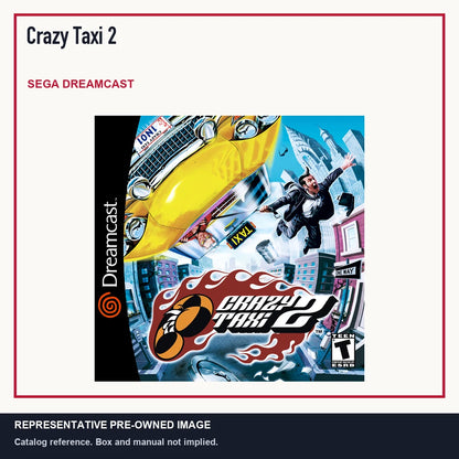 Representative pre-owned Crazy Taxi 2 (Sega Dreamcast), minimal product layout.