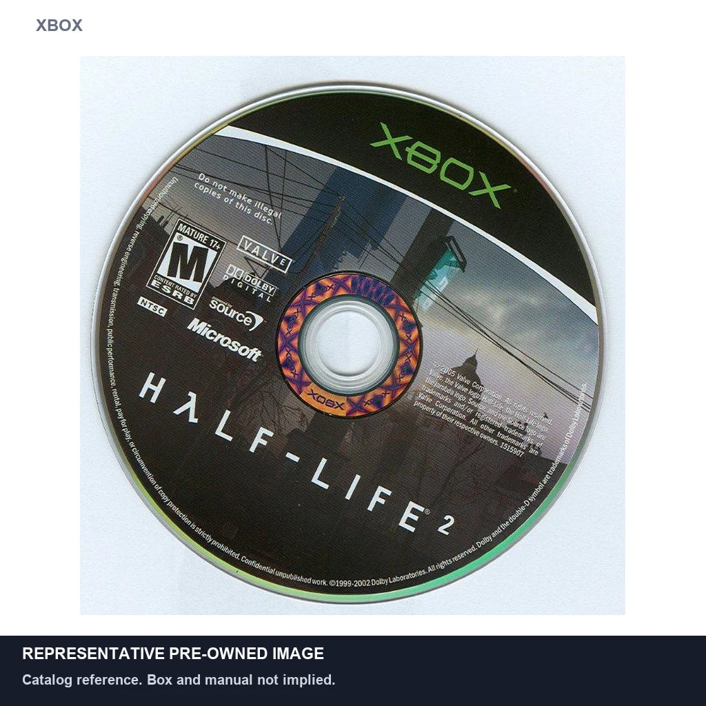 Representative pre-owned Half-Life 2 (Xbox), white product reference.