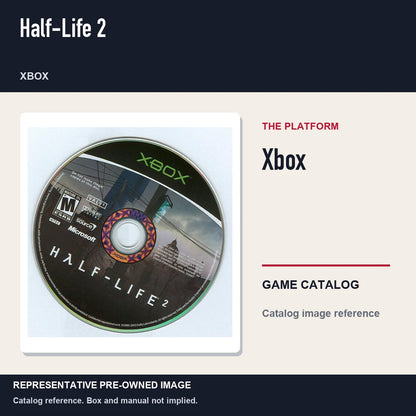 Representative pre-owned Half-Life 2 (Xbox), platform product layout.