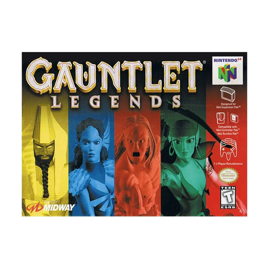 Representative pre-owned Gauntlet Legends (Nintendo 64), white product reference.