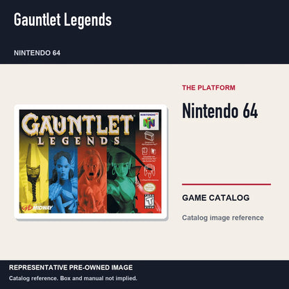 Representative pre-owned Gauntlet Legends (Nintendo 64), platform product layout.