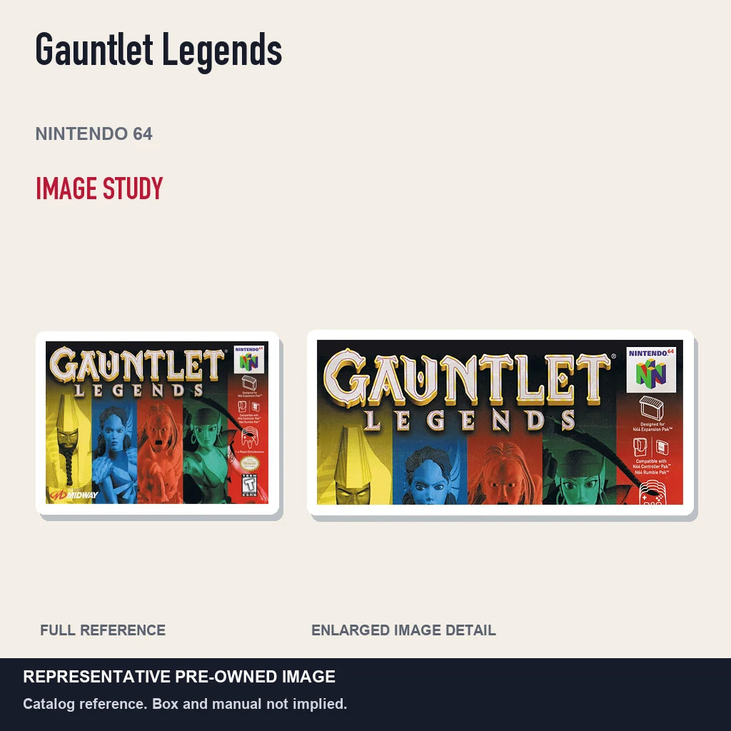 Representative pre-owned Gauntlet Legends (Nintendo 64), full image and detail.