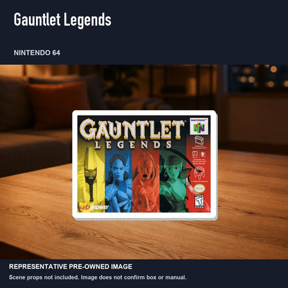 Representative pre-owned Gauntlet Legends (Nintendo 64), product image in a styled room scene.