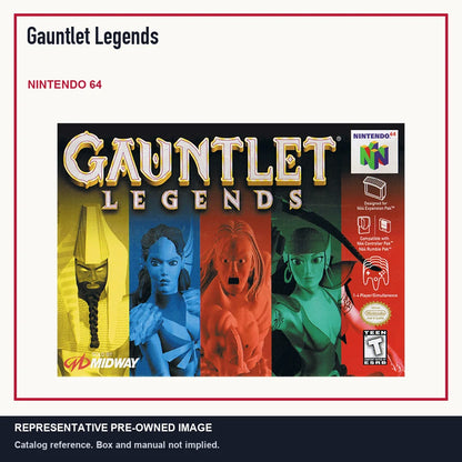 Representative pre-owned Gauntlet Legends (Nintendo 64), minimal product layout.