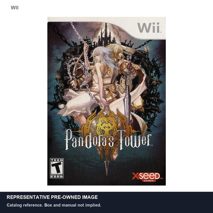Representative pre-owned Pandora's Tower (Wii), white product reference.