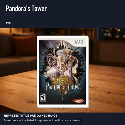 Representative pre-owned Pandora's Tower (Wii), product image in a styled room scene.