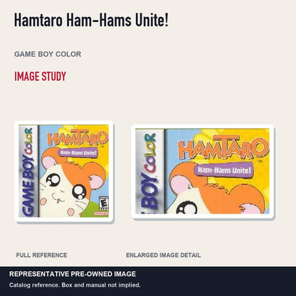 Representative pre-owned Hamtaro Ham-Hams Unite! (Game Boy Color), full image and detail.