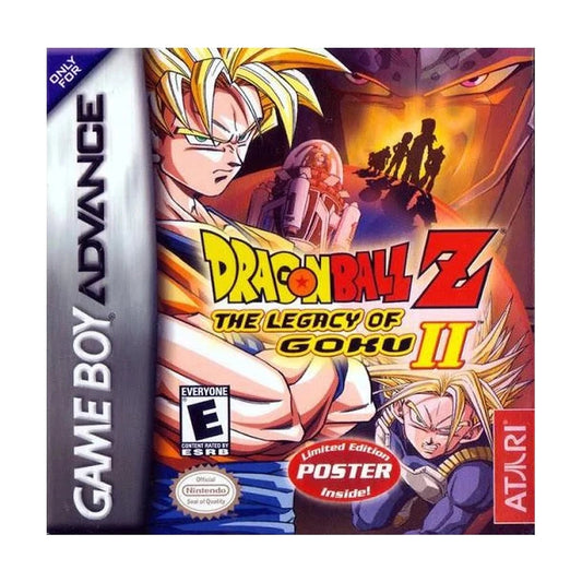 Representative pre-owned Dragon Ball Z Legacy of Goku II (Game Boy Advance), white product reference.