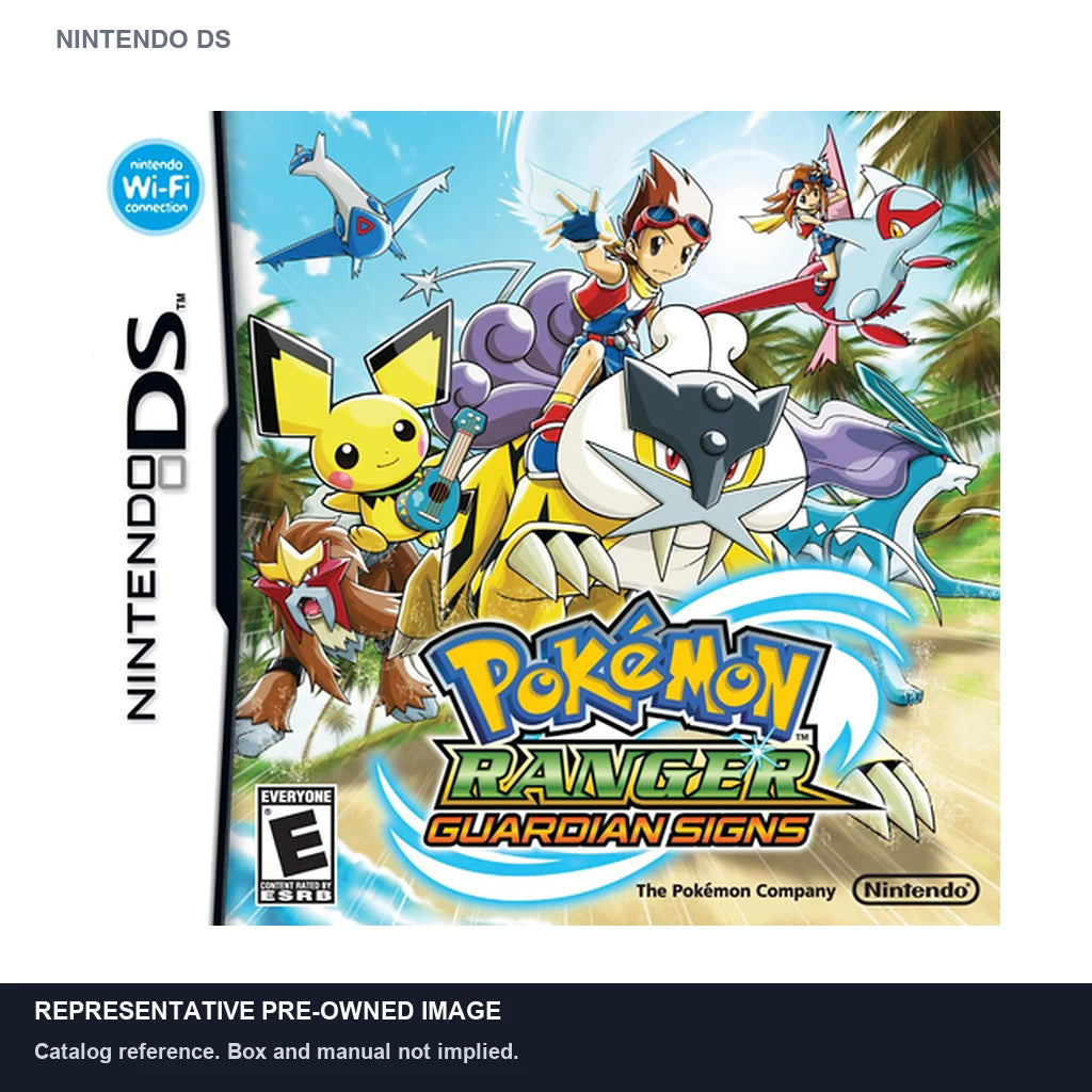 Representative pre-owned Pokemon Ranger: Guardian Signs (Nintendo DS), white product reference.