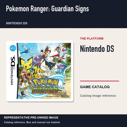 Representative pre-owned Pokemon Ranger: Guardian Signs (Nintendo DS), platform product layout.