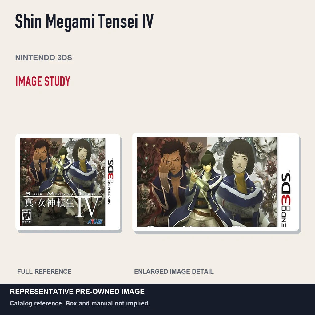 Representative pre-owned Shin Megami Tensei IV (Nintendo 3DS), full image and detail.
