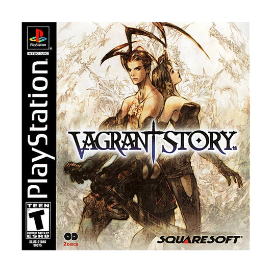 Representative pre-owned Vagrant Story (PlayStation 1), white product reference.
