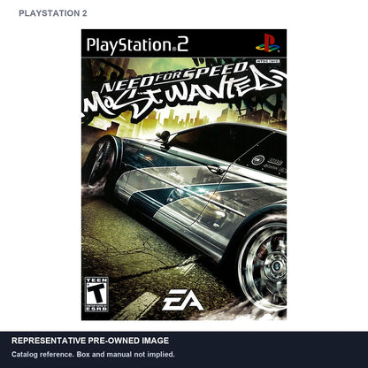 Representative pre-owned Need for Speed Most Wanted (PlayStation 2), white product reference.