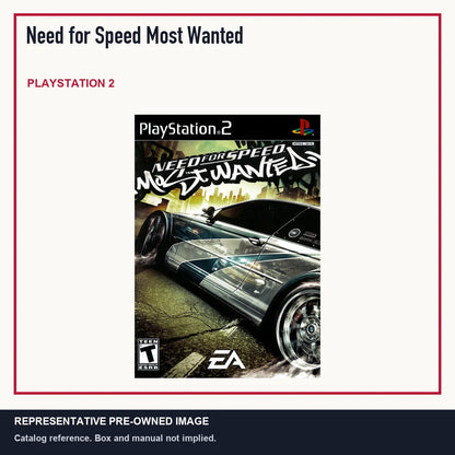 Representative pre-owned Need for Speed Most Wanted (PlayStation 2), minimal product layout.