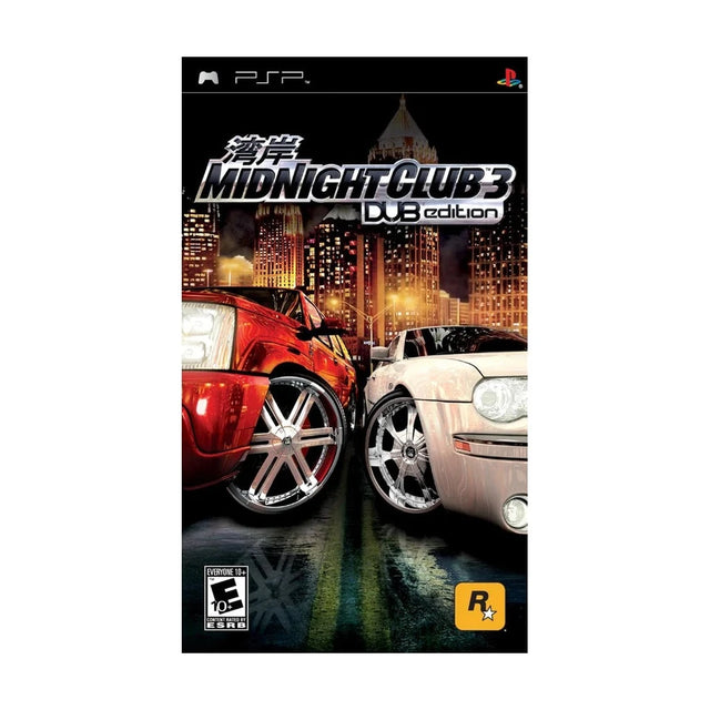Representative pre-owned Midnight Club 3 DUB Edition (PSP), white product reference.