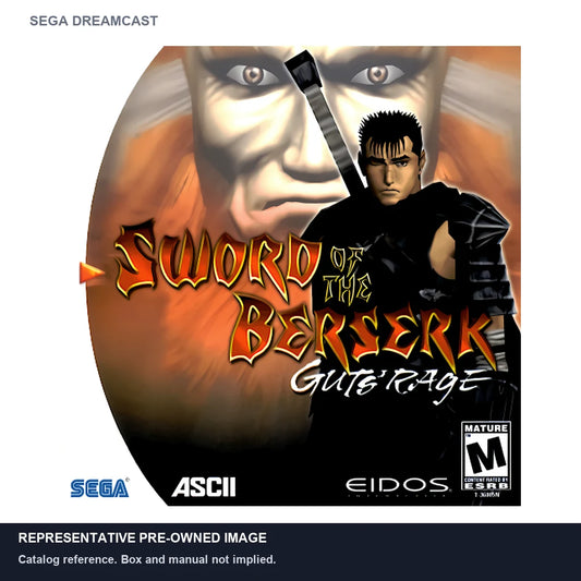 Representative pre-owned Sword of the Berserk: Gut's Rage (Sega Dreamcast), white product reference.