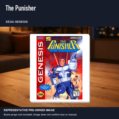 Representative pre-owned The Punisher (Sega Genesis), product image in a styled room scene.