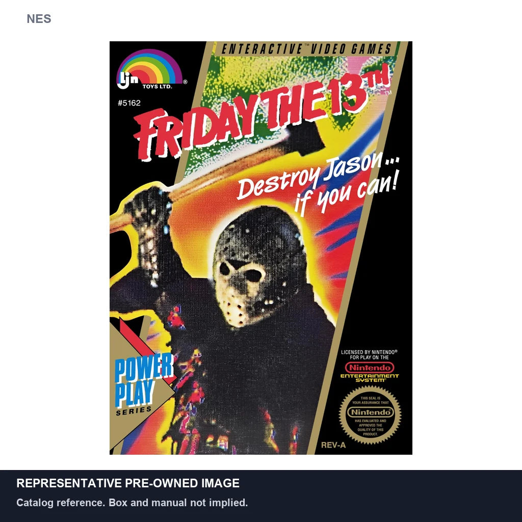 Representative pre-owned Friday the 13th (NES), white product reference.