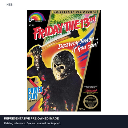 Representative pre-owned Friday the 13th (NES), white product reference.