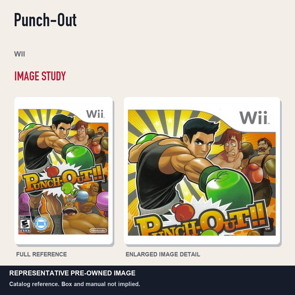 Representative pre-owned Punch-Out (Wii), full image and detail.