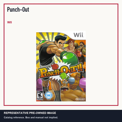 Representative pre-owned Punch-Out (Wii), minimal product layout.