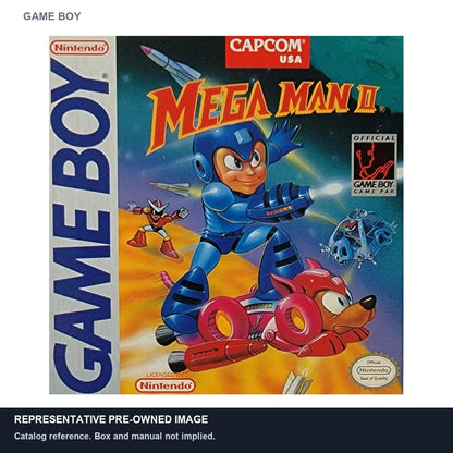 Representative pre-owned Mega Man 2 (Game Boy), white product reference.
