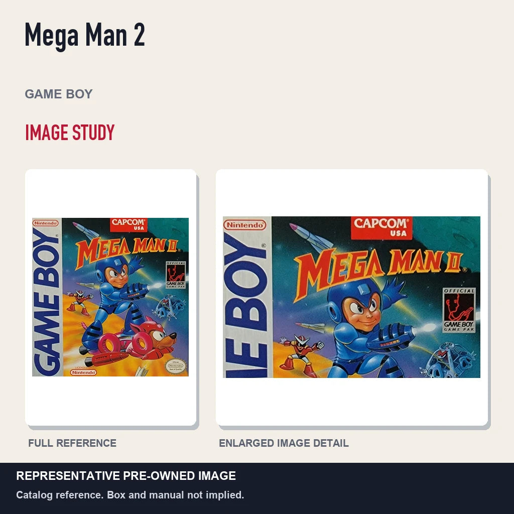 Representative pre-owned Mega Man 2 (Game Boy), full image and detail.