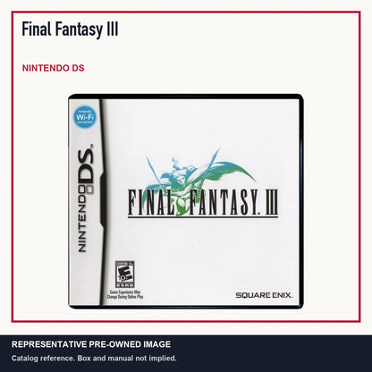 Representative pre-owned Final Fantasy III (Nintendo DS), minimal product layout.