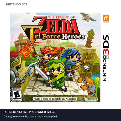Representative pre-owned Zelda Tri Force Heroes (Nintendo 3DS), white product reference.