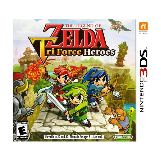 Representative pre-owned Zelda Tri Force Heroes (Nintendo 3DS), white product reference.