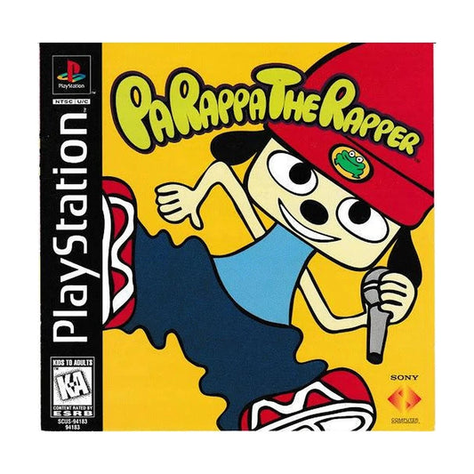Representative pre-owned PaRappa the Rapper (PlayStation 1), white product reference.